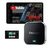 【公式】オットキャスト e2 カープレイ aiボックス OTTOCAST 2025新型OttoAibox E2 android13 ワイヤレス CarPlay Android Auto両対応 carplayワイヤレス化 YouTube/Netflixなど視聴可能 GPS内蔵 ナビ/動画の2画面同時表示 Google Playストア対応 アプリ自由にインストール可 SIMカード 車中泊 技適取得済み