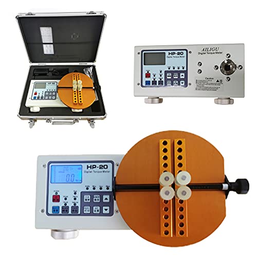 Digital Torque Meter Torsion Meter USB HP-20 Bottle Lid Bottle Cap Torsion Torque Meter Tester Continuity Tester Measuring Instrument with Fixture