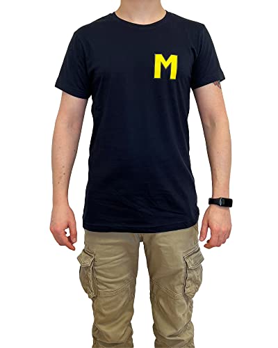 100% Originale Sabor srl T-Shirt Holly e Benji Mark Lenders 10, Maglia 100% Cotone a Maniche Corte, Prodotto Ufficiale, Navy, Taglia XXL