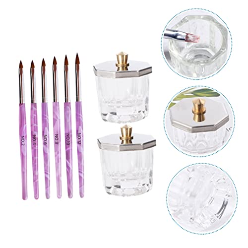 Kit profesional manicura 10 piezas accesorios de arte miniatura 6