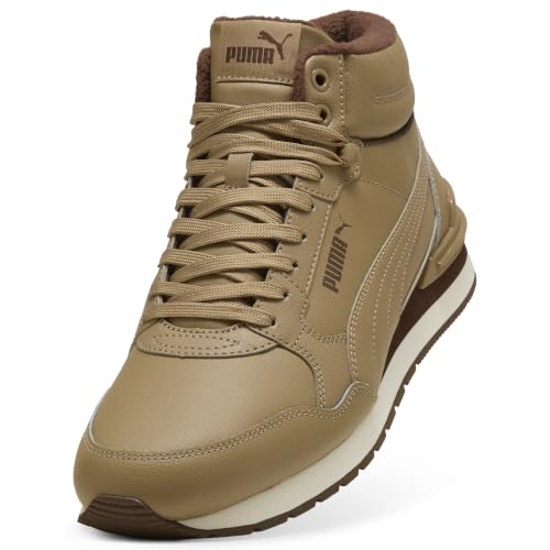 PUMA Erwachsene ST Runner v4 Mid Sneakers 47, Soft Taupe Chestnut Brown Warm White – Ansicht 6