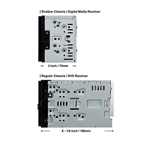 Reproductor digital JVC KW-M150BT con pantalla táctil 6.8" miniatura 5
