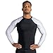 Sanabul Essential Long Sleeve Compression Training Rash Guard for MMA BJJ Wrestling Grappling and No Gi Jiu Jitsu Rashguard - White, X-Large