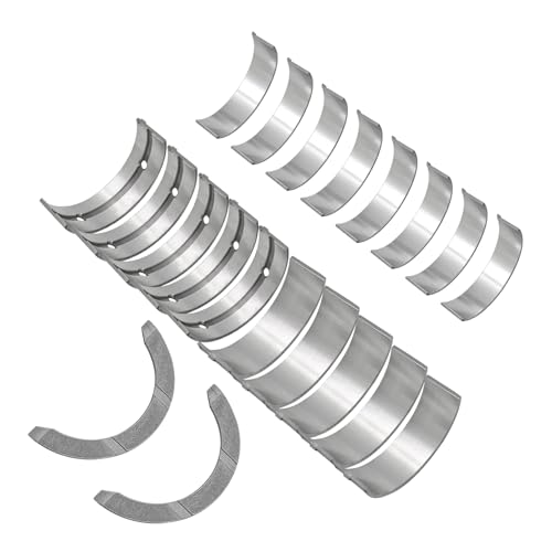 JaoRop Rod and Main and Thrust Bearings Kit Fit for 2004-2008 Acura TSX with K24 K24A K24A2 Engine for 2001-2011 Honda K20A2 K20Z1 K24A Engine 4B1972H-STD 5M1959H-STD 13211-PPA-003 13321-PNA-003