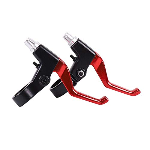 Farbetter Bike Front & Rear Brake Levers, Brakes Cables, V-Brake Caliper Kit, Bicycle Bike V-Brake Set, Advanced Edition (Red) - Thumbnail 3