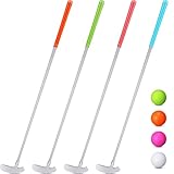 RoundFunny 4 Sets Golf putters for Men Women Mini Two-Way Golf Putter with 4...