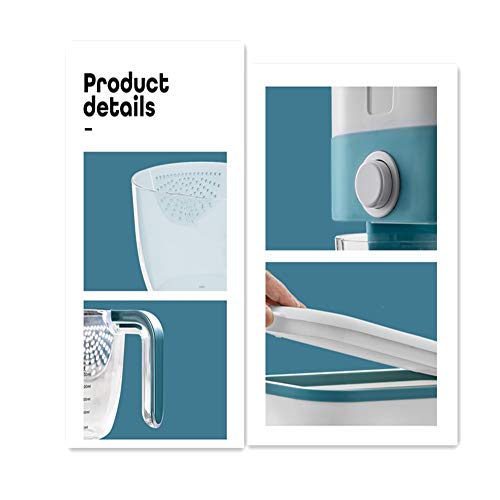 image for Besdas Sealed Grain Container Rice Bucket Rice Storage Box Food Storag