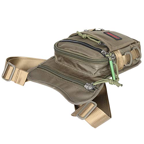 Larswon Oberschenkeltasche, wasserdicht, Beintasche, für Motorrad, grün – Ansicht 6