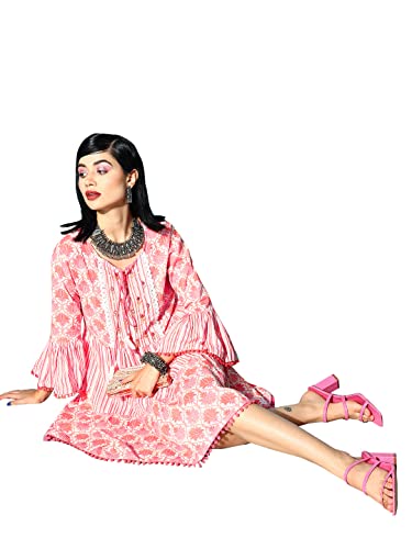 Image of ishin Women's Embellished A-Line Mini Dress