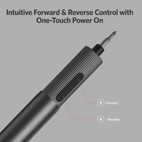 Powerful ATuMan Electric Screwdriver Set for Precision Repairs with 25-in-1 Magnetic Storage - Ideal for Phone, Camera, Laptop, and Watch