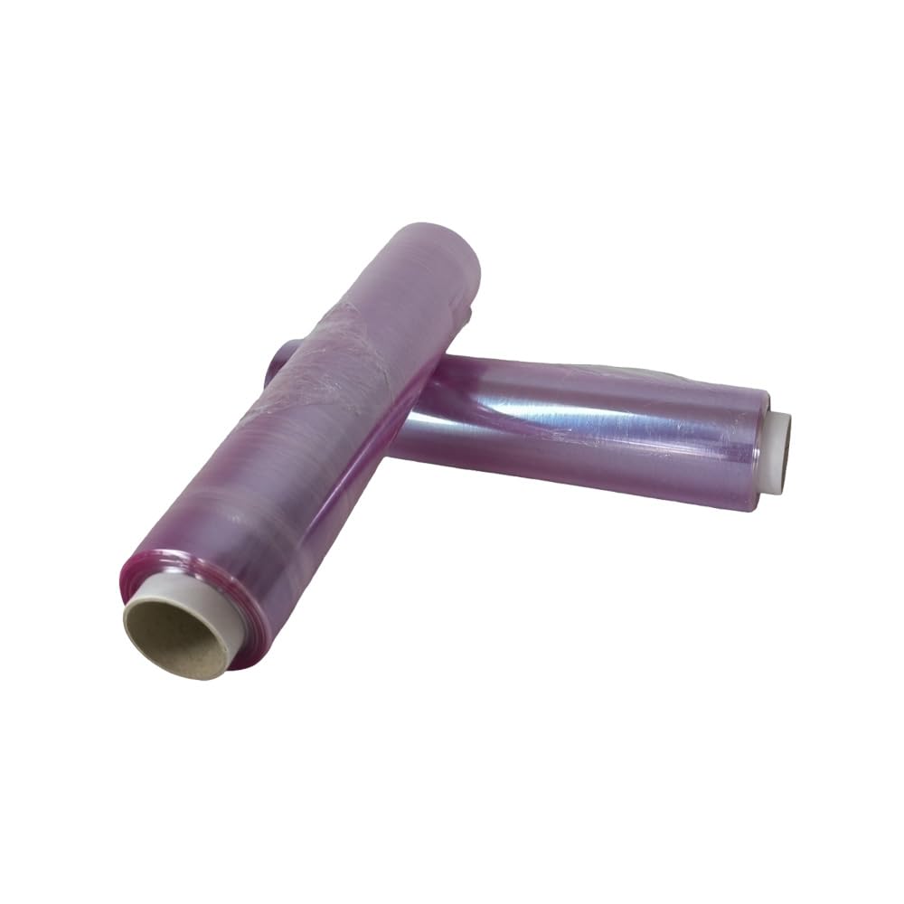 6 bobine di pellicola estensibile per alimenti, 45 cm x 300 m, in scatola dispenser con taglierina pellicola senza BPA per contatto alimentare
