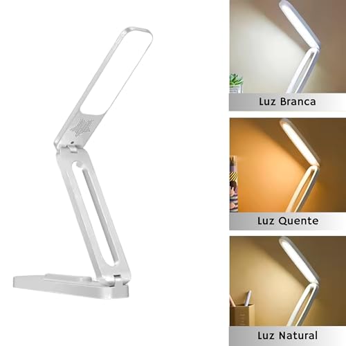 Luminária Led, Luminária de Mesa, Luminaria Led Recarregavel, Luminaria Led Recarregavel Mesa, Lumin