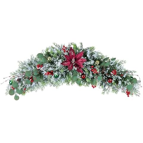 YEAHOME 48" Christmas Swag Decoration Cover