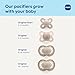 MAM Original Start Night Baby Pacifiers 0-3 Months Newborns, BPA-Free Skin Soft Silicone Nipple, Glows in The Dark, Developed with Medical Experts, 2 Count with Sterilizer Case