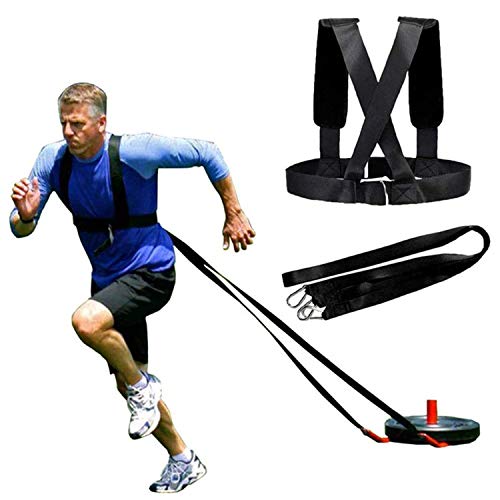Mioke Kit de Corde de Résistance à L'entraînement,Bande élastique de résistance,Bande d'entraînementde Force de Vitesse,de Basket-Ball et de Football pour Améliorer Force, Puissance et l'agilité