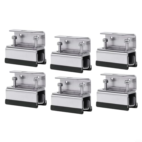 SMZhomeone 6 Stück Solarmodul Dach-Bodenhalterung