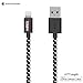 [Apple Authorized - MFi Certified] Wires That Work® Braided Lightning to USB Cable 4ft (Four Feet) / 1.2m for iPhone 6s / 6 / 5s / 5c / 5, iPad Air / mini / mini2 / 4th gen, iPods (Braided Black)