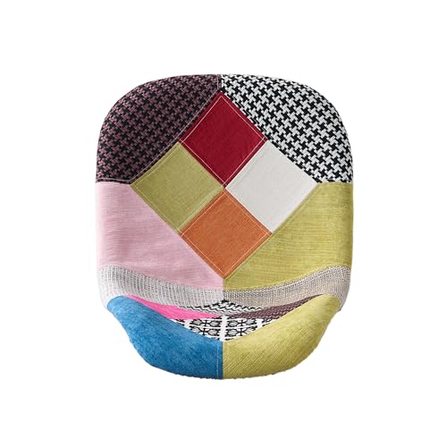 Christopher Knight Home Wilmette Fabric Chair with Chromed Legs, Patchwork 18D x 21W x 32H in by Christopher Knight Home - Used condition - Image 8