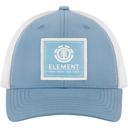Casquette baseball bleu clair à visière courbée avec design trucker aéré Concept One