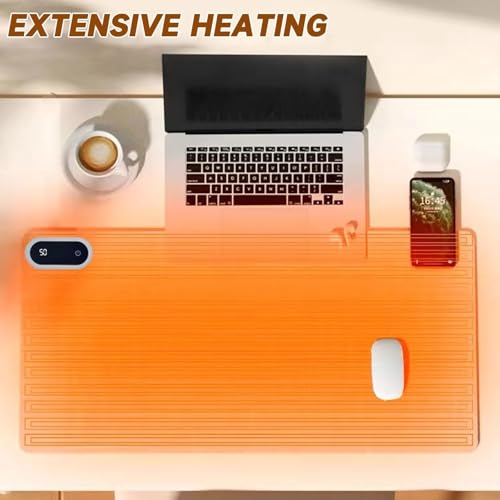 Tapis de souris chauffant USB à température réglable et base stable
