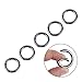 5PCS Round Carabiners Snap, Zinc Alloy High Strength Quick Release Spring O Rings Keyring Buckle Accessory & Keychain Carabiners Accessories