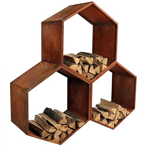 Sunnydaze Firewood Log Rack