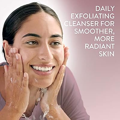 Cetaphil Face Wash, Healthy Radiance Gentle Exfoliating Cleanser, Visibly Reduces Look of Dark Spots and Hyperpigmentation, Designed for Sensitive Skin, Hypoallergenic, Fragrance Free, 4.2oz