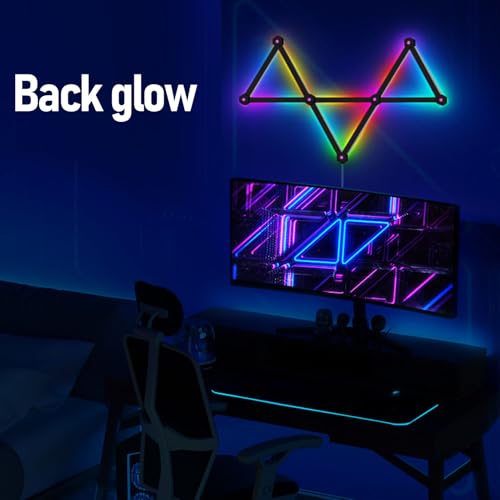 Música sync de alta sensibilidad en luces RGB LED con chasis de ABS 5
