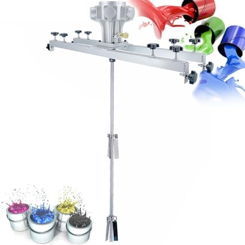 Pneumatic Tank Mixer Machine - Adjustable Air Agitator for Paint & Coating - High-Efficiency Stirring Tool for Small Five Cylinder Applications