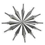 maifield Broadheads One Piece Broad Head Archery Arrow Head 100/150 Grains 12PCS Screw-in...