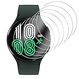2. ⌚ 【Protectores de pantalla de cobertura completa compatibles con Samsung Galaxy Watch 4】: la tecnología de plegado térmico en 3D hace que la película se ajuste perfectamente a su reloj inteligente. Los bordes redondeados en 3D garantizan una protección completa y una sensación táctil cómoda.