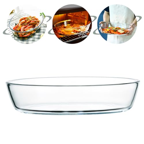 Plat de cuisson en verre raffiné 2400 ml pour four de haute gastronomie - 7