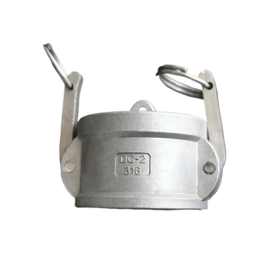 2-1/2" Socket End Cap Type C Camlock Quick Disconnect Coupling 316 Stianless CAM Groove For Hose Pumps