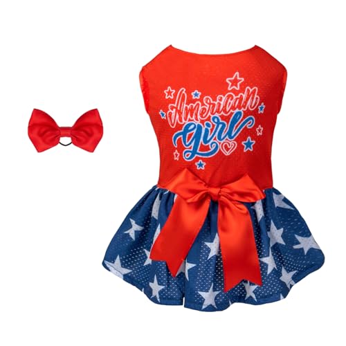 Image of CuteBone Dog Mesh Dress Puppy Sundress Pet Outfit Summer Fashion for Small Dogs Girl Cat Clothes