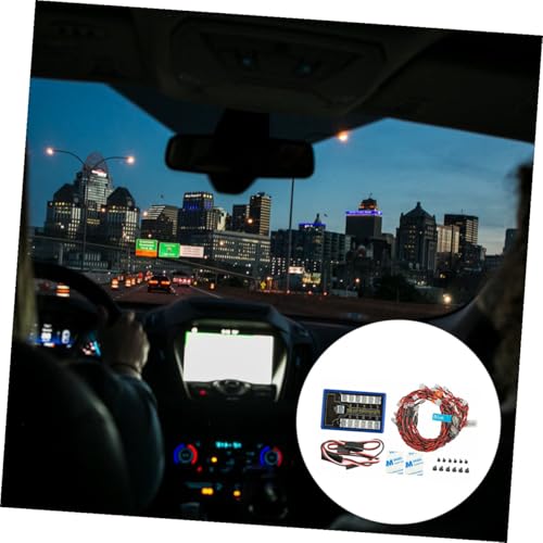 Kit de luces LED para coche RC con controlador integrado para Crawlers y Tanques 4