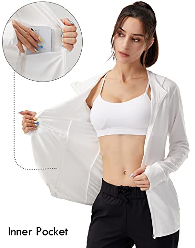 Soothfeel SUVELAM Women'S Upf 50+ Sun Protection Hoodie Jacket Lightweight Long Sleeve Sun Shirt thumb #2