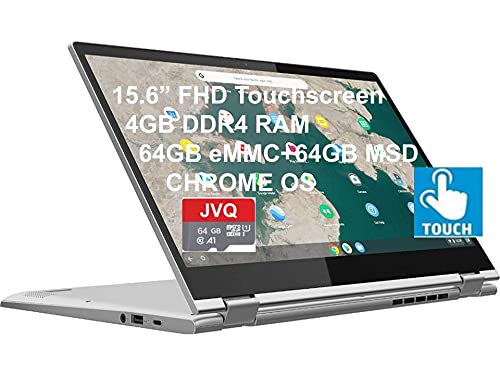 2022-Newest-Lenovo-C340-156-FHD-Touchscreen-2-in-1-Chromebook-Laptop-Intel-i3-CPUUp-to-34GHz-4GB-RAM-128GB-Space64GB-eMMC64GB-MSD-USB-C-Wi-Fi-Bluetooth-Webcam-Chrome-OSJVQ-MP