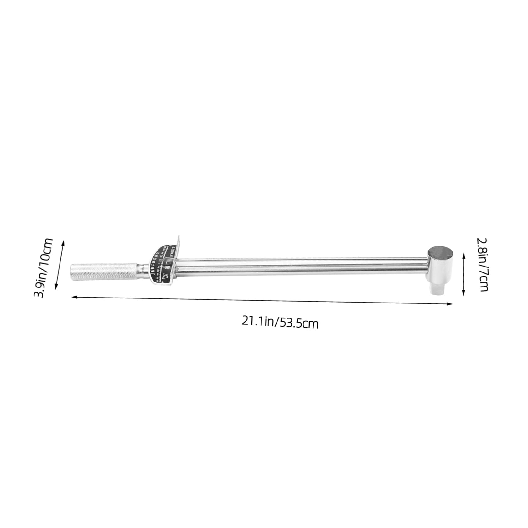 NUOBESTY Chiave Dinamometrica a Puntatore 3/4 19mm, Metallo, 0-500n