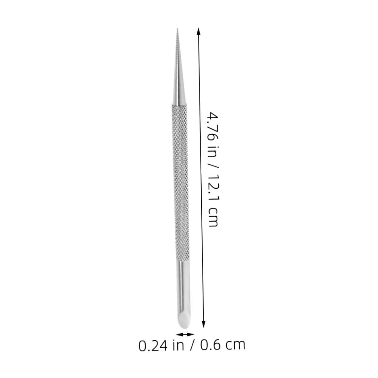 PartyKindom 4Pcs Stainless Steel Cuticle Remover Precision Nail Pusher and Dotting Tool for Manicure and Portable Dead Skin Cleaner for Home and Salon Use Gentle Nail Art