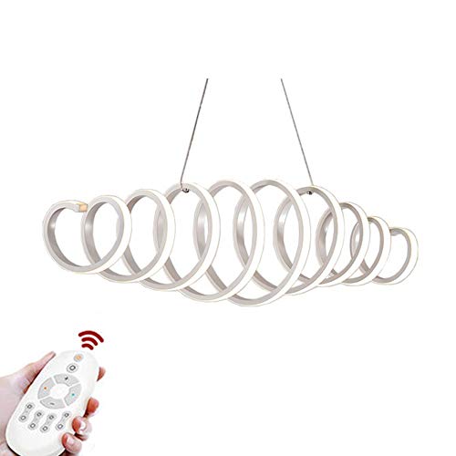 Sheen Simplicidad Moderna Lámpara colgante de araña, LED 58w Lámpara de techo Interiores Acrílico Lámpara colgantelámpara colgante Techo colgante-70cm Oscurecimiento