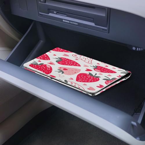 Organizador de documentos para auto cuero miniatura 6
