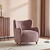 Photo 1 of ****SIMILAR ITHEM***
Christopher Knight Home Auden Wingback Accent Chair, Fabric Club Chair, Velvet Upholstered Armchair, Curved Backrest Single Sofa, Soft Cushion Seating, Reading Lounge Chair for Living Room, Brown
