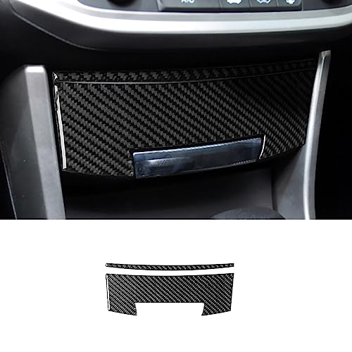Image of Car Center Control Storage Panel Sticker, Gray, Metal, Genuine Carbon Fiber, 2013-2017 Honda Accord Accessories, Waterproof, Irregular, Powder Coated, Single Use