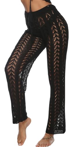 Pantalon transparent de plage en dentelle anti-chaleur pour femme active