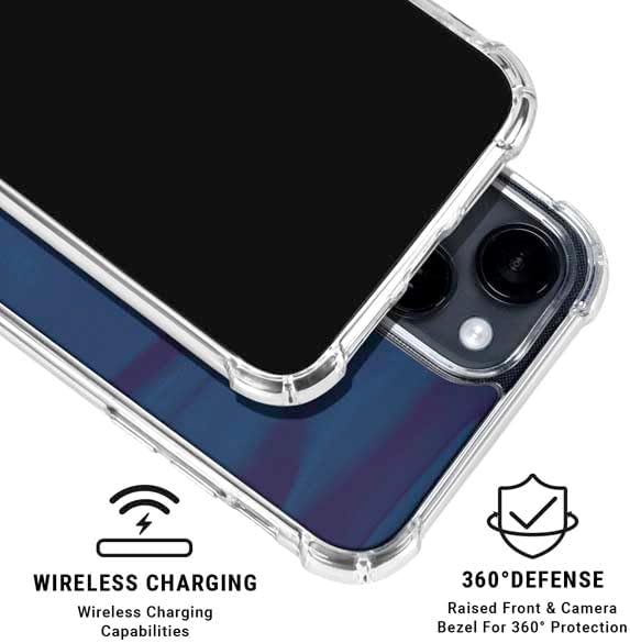 Skinit Clear Phone Case Compatible with iPhone 14 Plus - Officially Licensed NFL Dallas Cowboys Design
