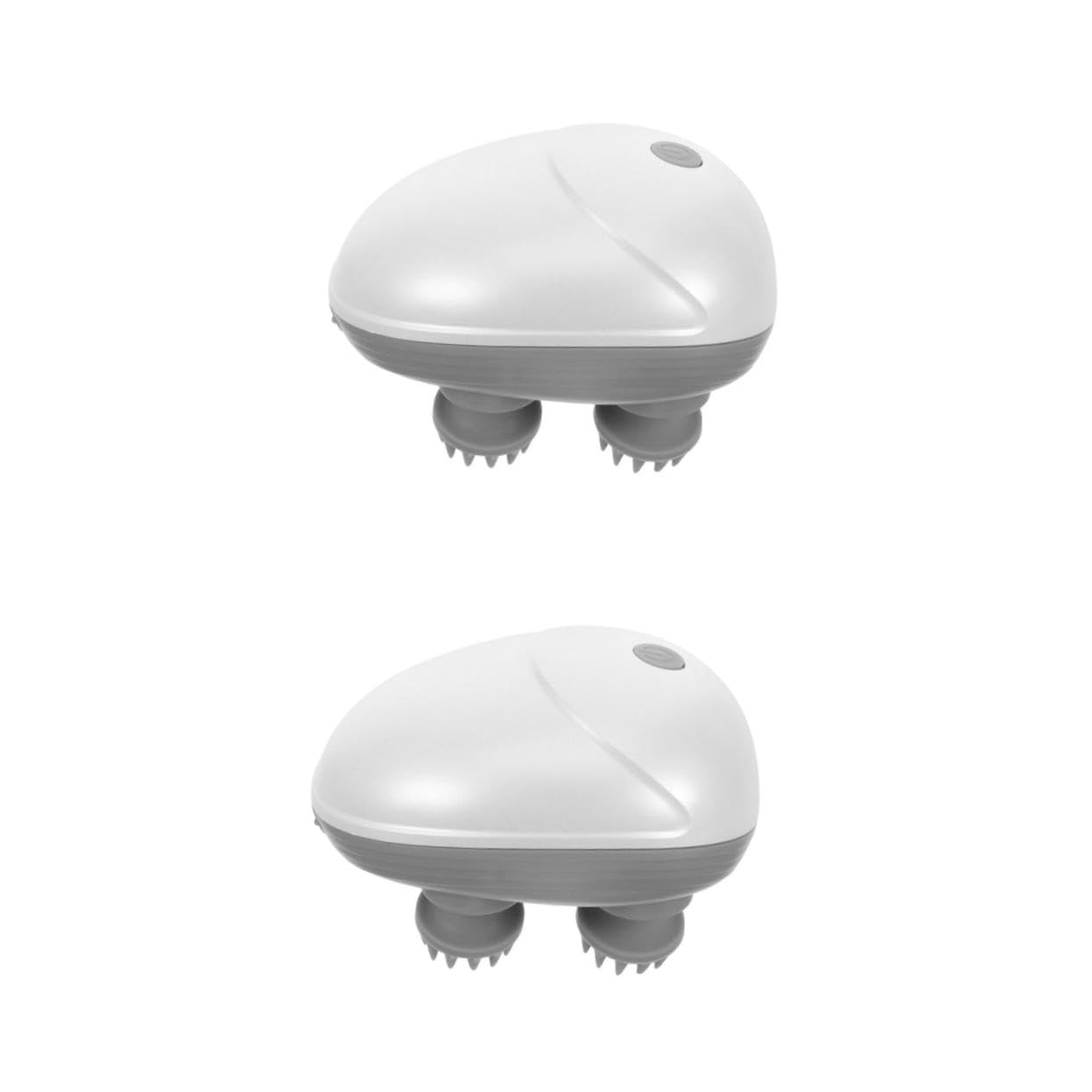 2 Juegos Masajeador Eléctrico y Cabelludo Diseño Ergonómico Uso Seco y Mojado Portátil y Ligero para Aliviar Fatiga y Relajación Profunda