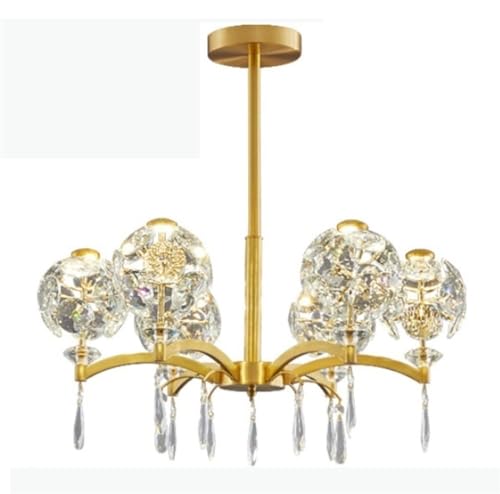 Suspension plafond en métal au fini de luxe pour grand salon