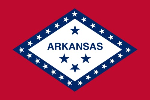 Drapeau Arkansas 120x180cm grand pavillon paysage extérieur 2.16m²