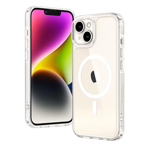 TAURI for iPhone 14/iPhone 13 Case Compatible with MagSafe- Clear