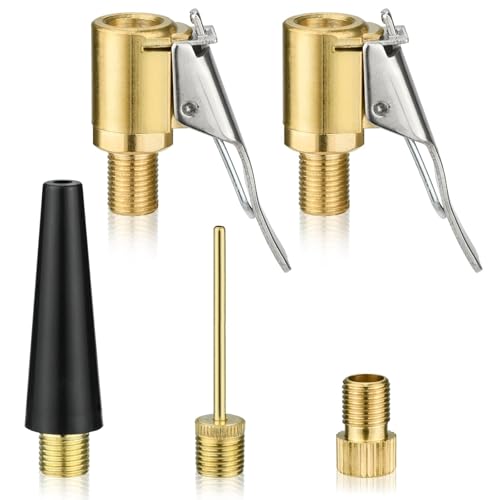 Multifunktionales Valve Adapter Set, 5 PCS Kompatibel mit Bosch EasyPump, Ideal für Autoreifen, Fahrräder, Bälle, Luftmatratzen, Universelle Anwendung für präzises Aufpumpen